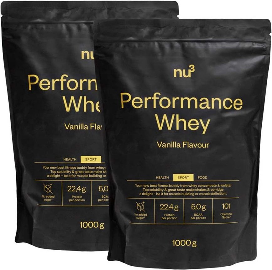 nu3 Performance Whey, Vanille, Pulver 2x1000 g
