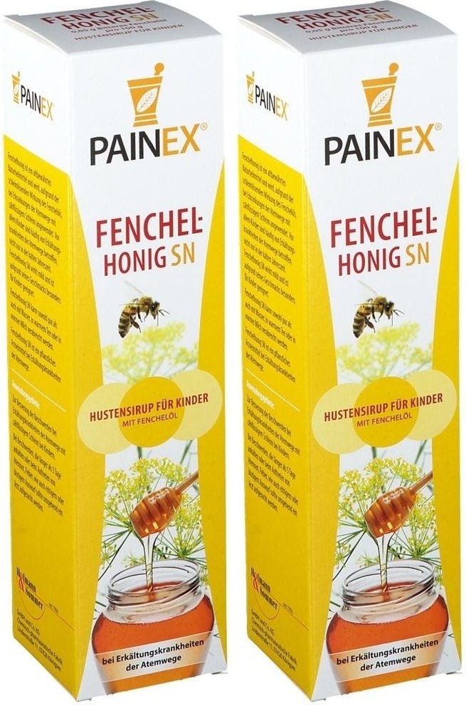 2x Fenchelhonig SN Painex 2x350 g Sirup