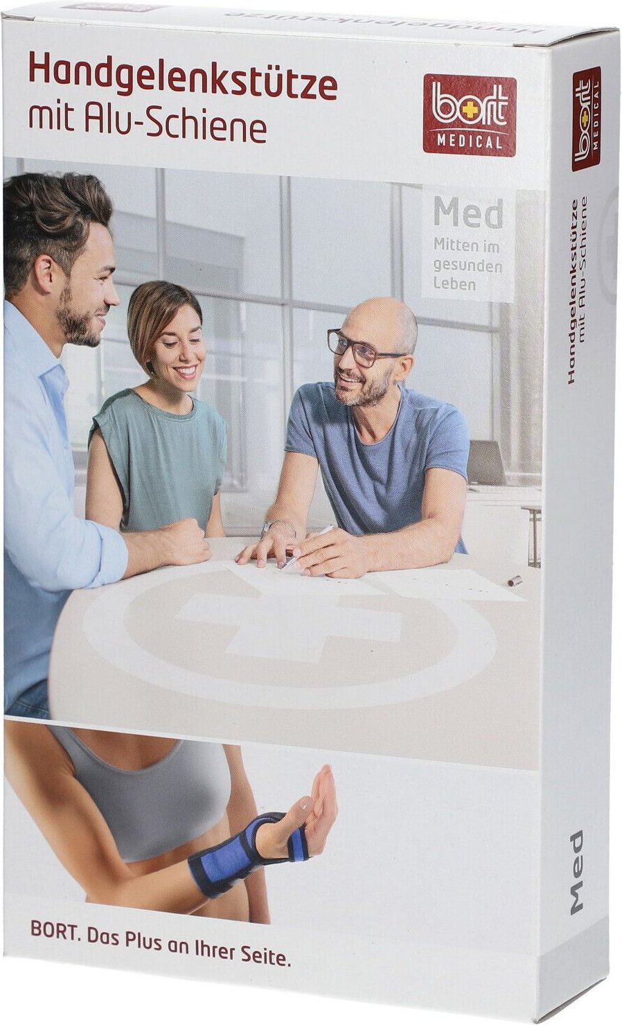 Bort Handgelenkstütze m.Aluschiene re.XS haut 1 St Bandage(s)