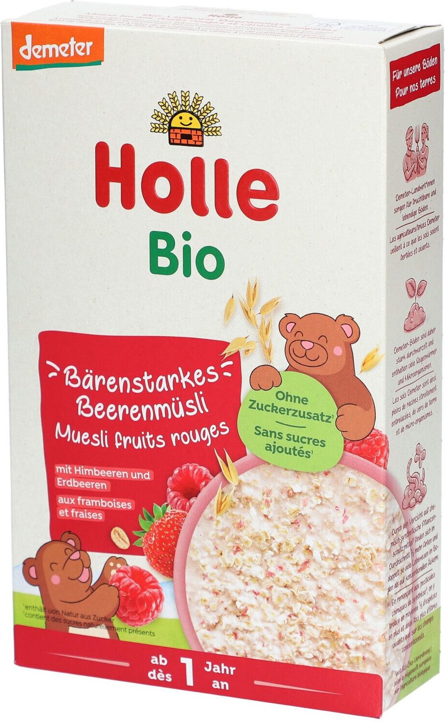 Thumbnail - Holle Bio-Beerenmüsli Vollkorn 200 g Futter