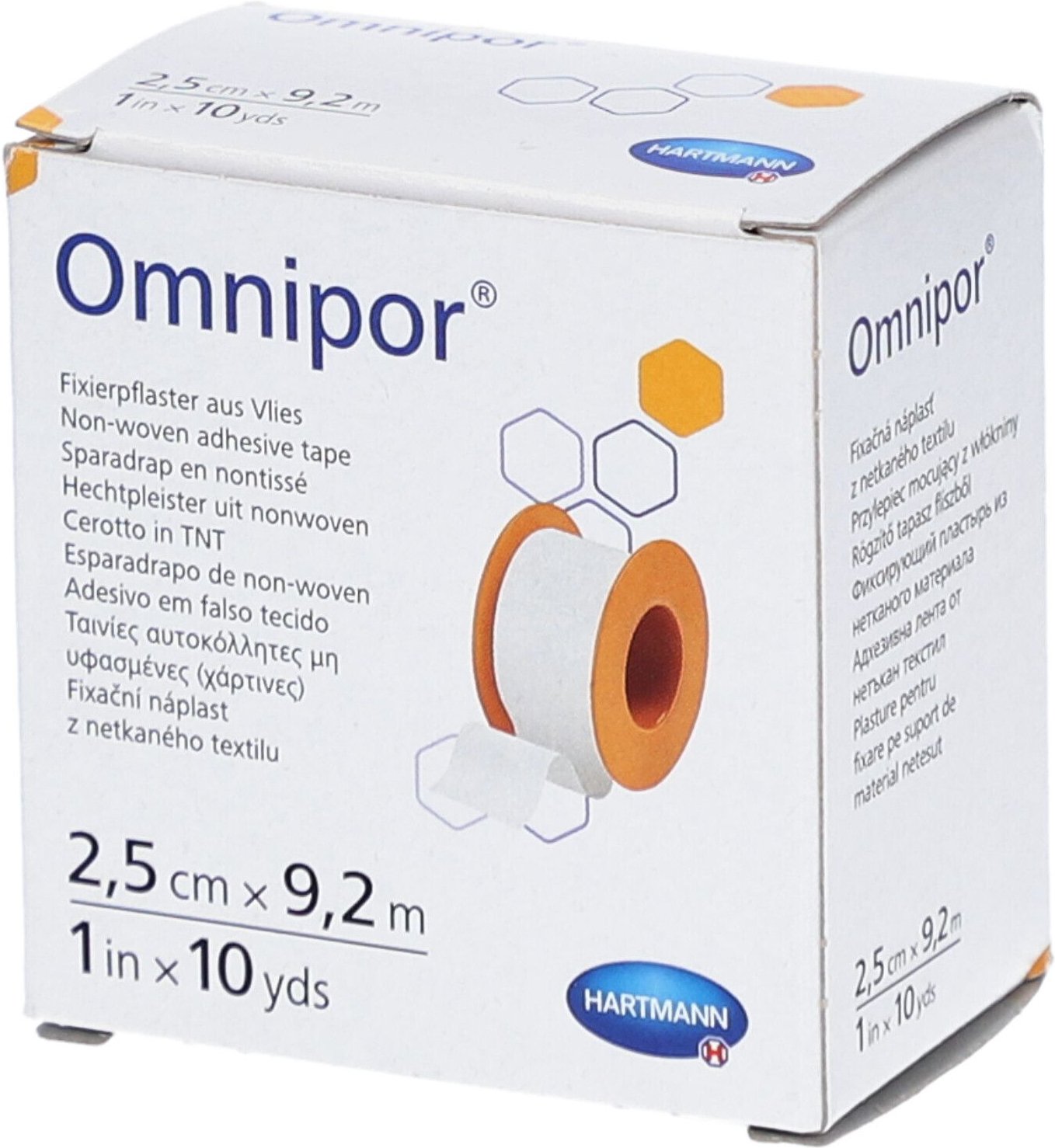 Omnipor Fixierpflaster Vlies 2,5 cmx9,2 m 1 St Pflaster