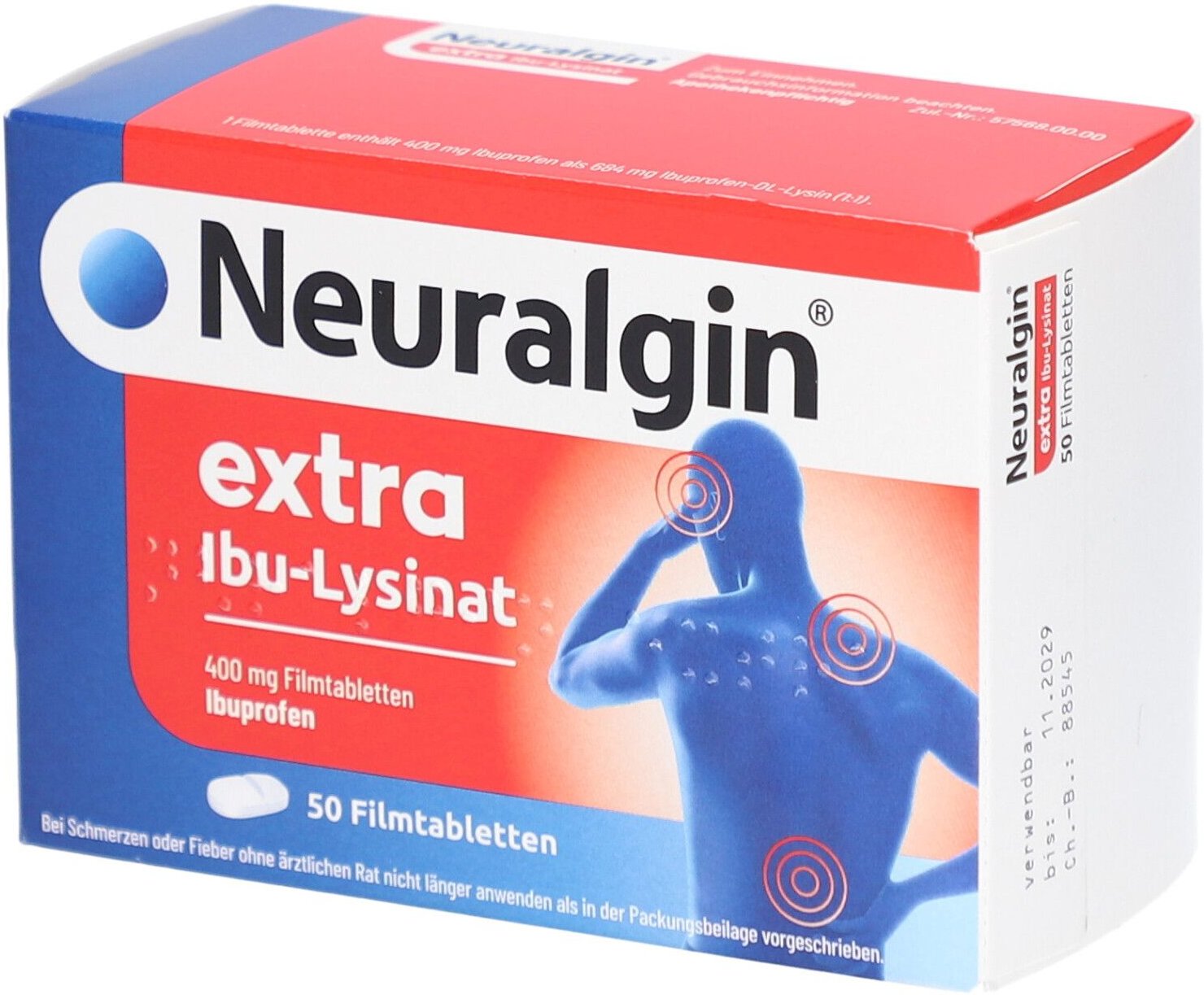 Neuralgin extra Ibu-Lysinat Filmtabletten 50 St