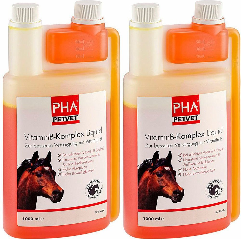 Thumbnail - PHA Vitamin B Komplex Liquid f.Pferde Doppelpack 2x1000 ml Lösung