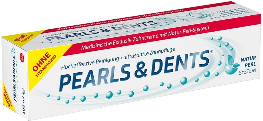 Pearls & Dents Exklusiv-Zahncreme ohne Titandioxid 100 ml Zahncreme