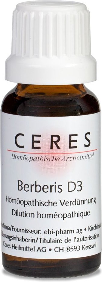 Thumbnail - Ceres Berberis D 3 Dilution 20 ml