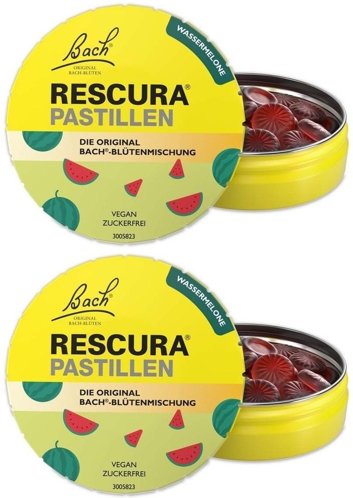 Bach OR Rescura PAS Melone x2 2x50 g Pastillen
