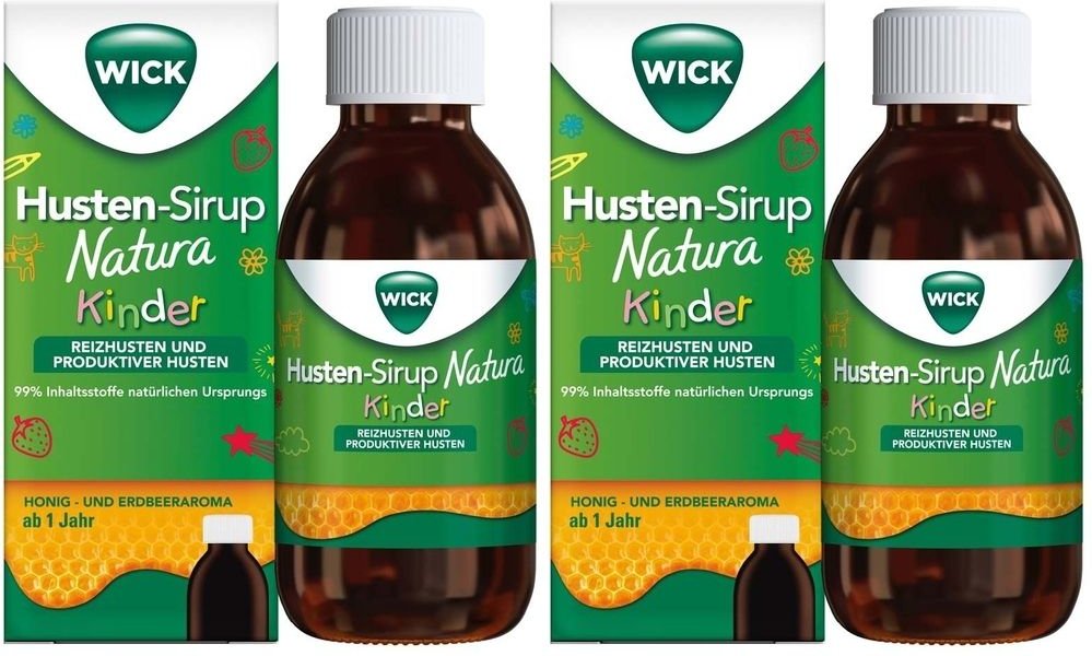 Thumbnail - Wick Husten-Sirup Natura Kinder x2 2x140 ml Sirup