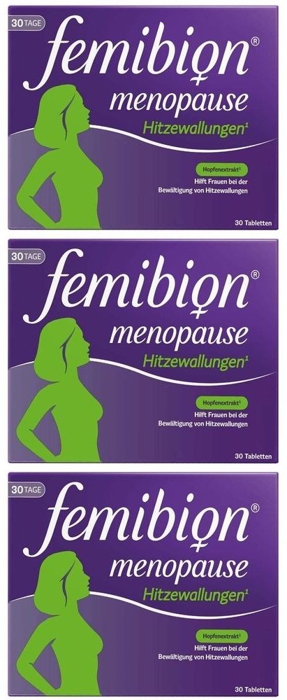 Femibion Menopause Hitzewallungen Tabletten x3 3x30 St