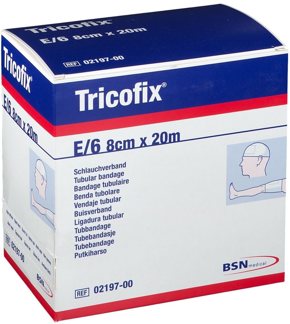 Tricofix Schlauchverband Gr.E 8 cmx20 m 1 St Verband