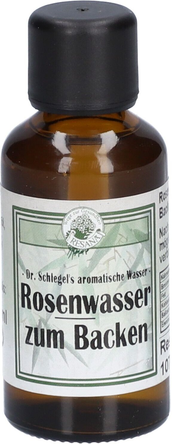 Rosenwasser zum Backen Dr.Schlegel 50 ml Flüssigkeit