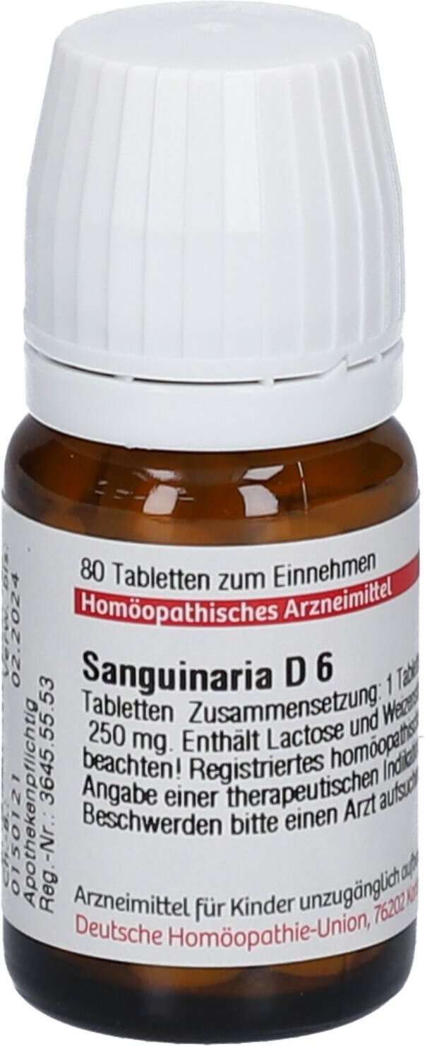 Thumbnail - Sanguinaria D 6 Tabletten 80 St