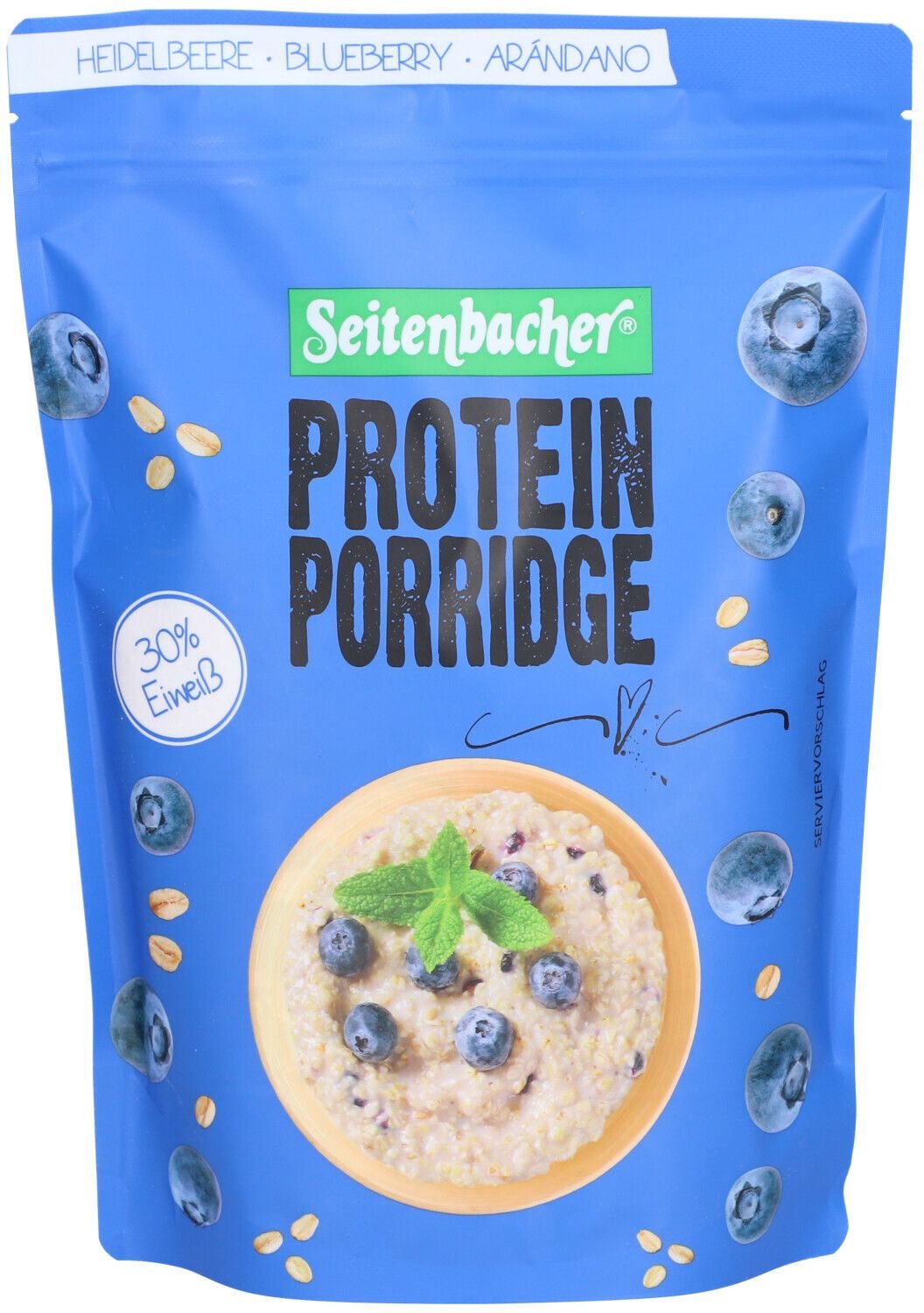 Seitenbacher Protein Porridge Heidelbeere 500 g