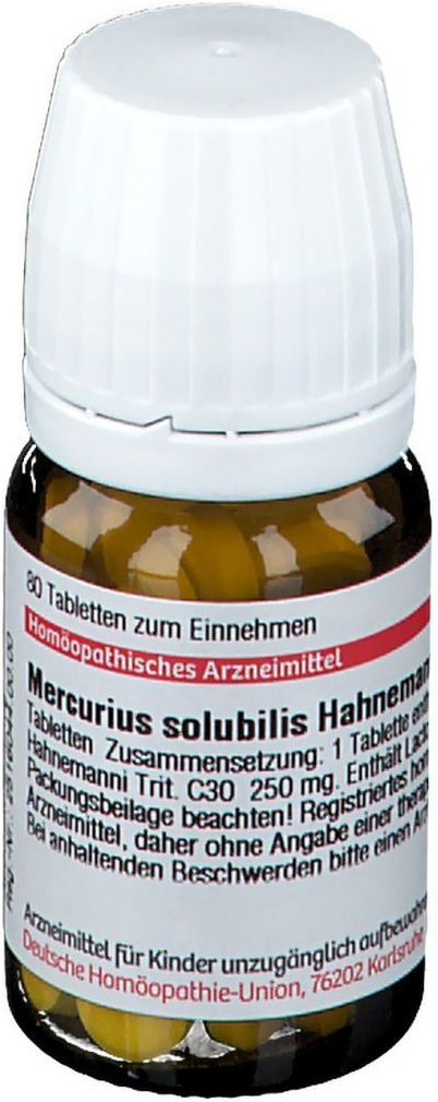 Mercurius Solubilis Hahnemanni C 30 Tabletten 80 St