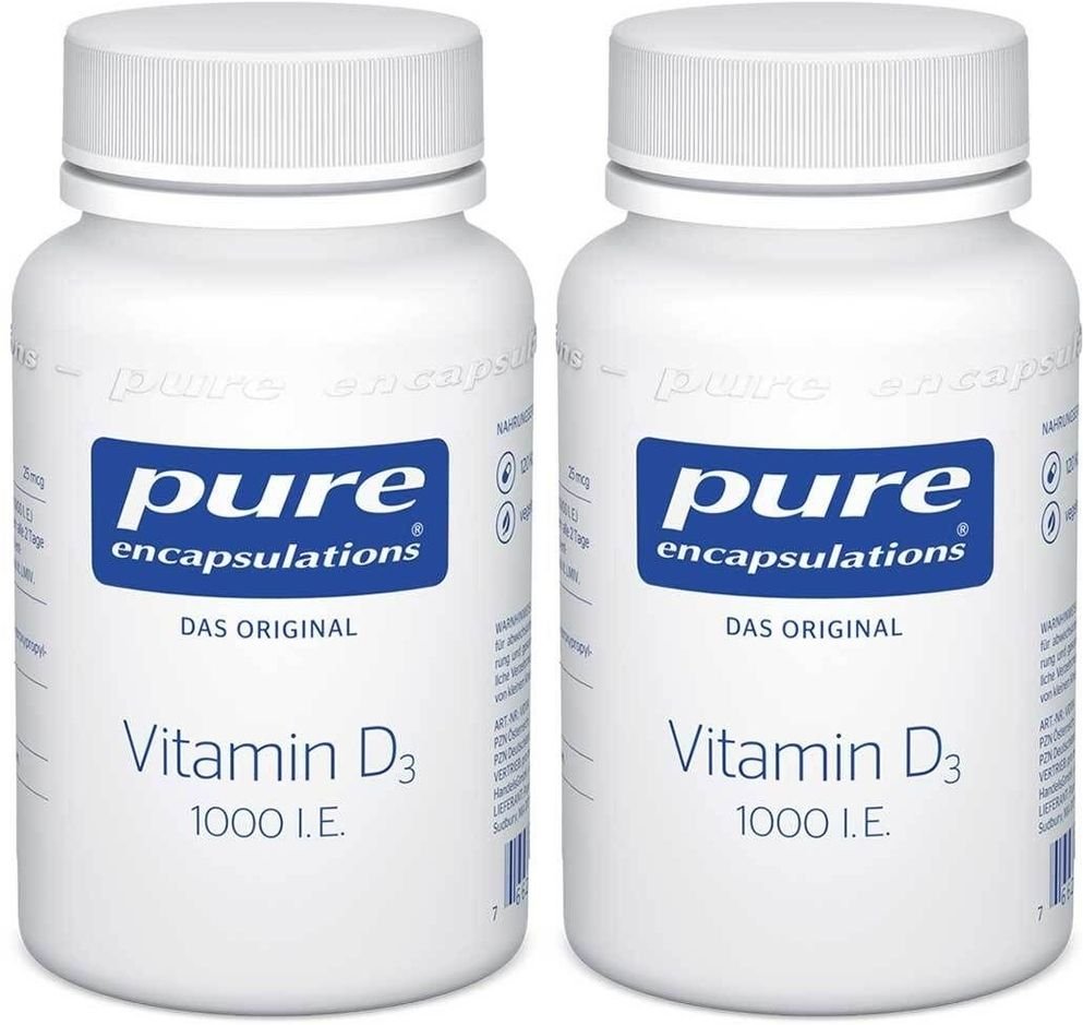 Pure Encapsulations Vitamin D3 1000 I.e. Kapseln 2x 2x120 St