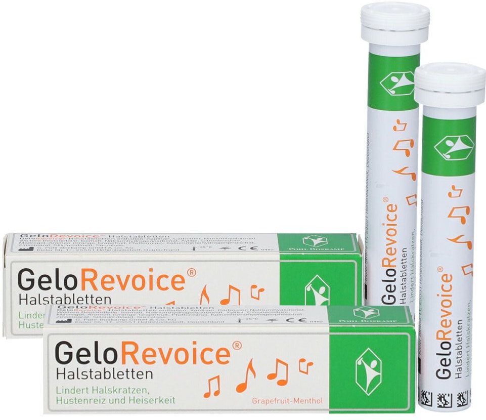 Gelorevoice Halstabletten Grapefruit-Menthol Lut. Doppelpack 2x20 St Lutschtabletten