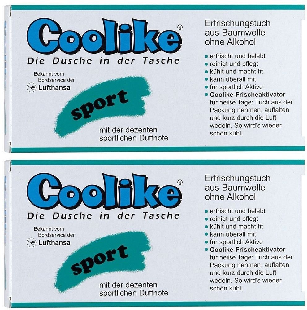 Coolike Erfrischungstuch sport 2x 2x5 St Tücher