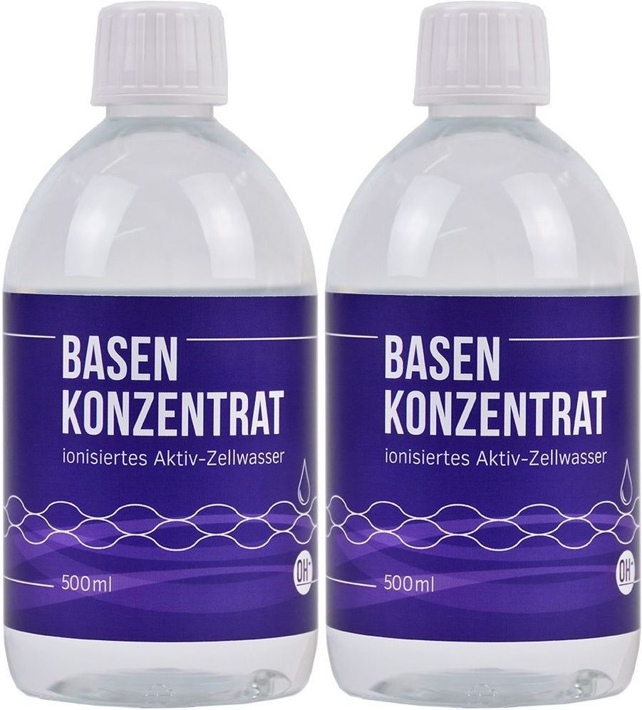 Basen Konzentrat ionisiertes Aktiv-Zellwasser 2x 2x500 ml Flüssigkeit zum Einnehmen