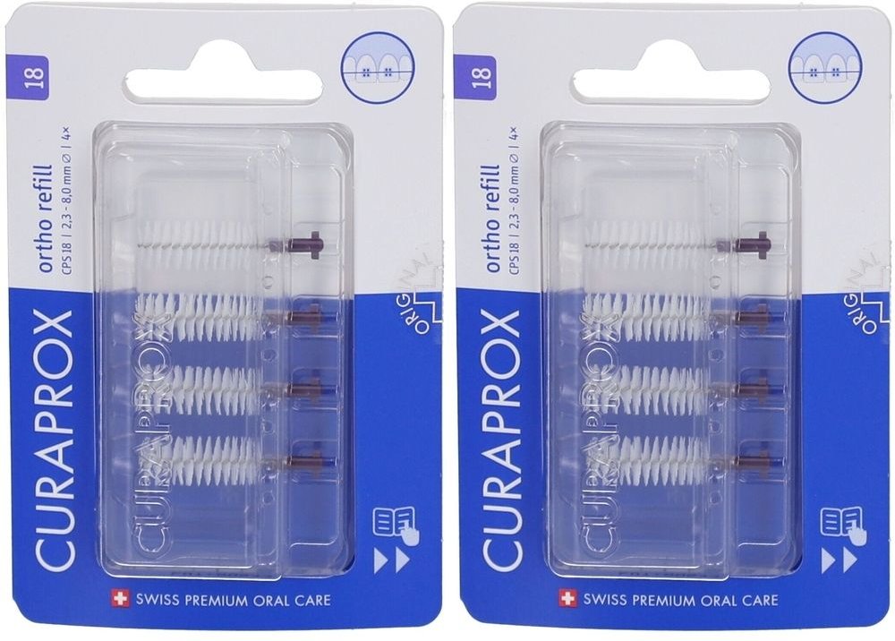 CURAPROx CPS 18 Ortho IDB x2 2x4 St Zahnbürste