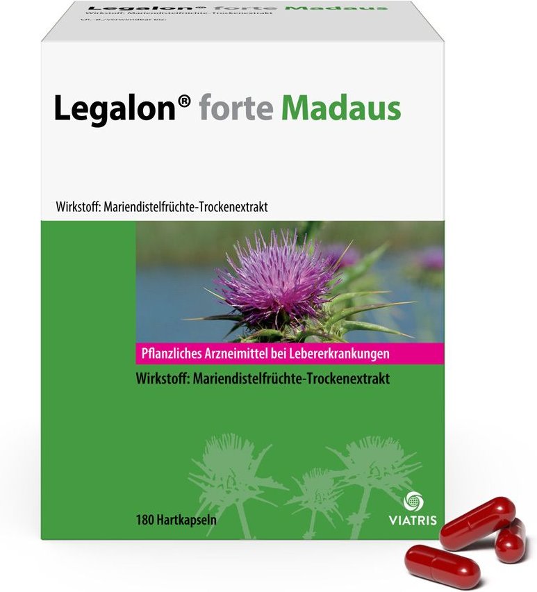 Legalon forte Madaus Hartkapseln 180 St