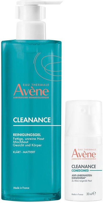 Avène Cleanance Comedomed Anti-Unreinheiten Konzentrat + Reinigungsgel Set 1 St