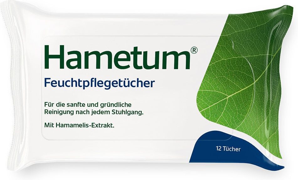 Thumbnail - Hametum Feuchtpflegetücher m.Hamamelis 12 St Tücher