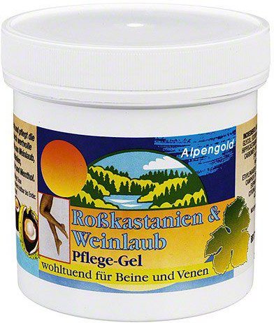 Alpengold Rosskastanien & Weinlaub Pflege-Gel 2x250 ml Gel
