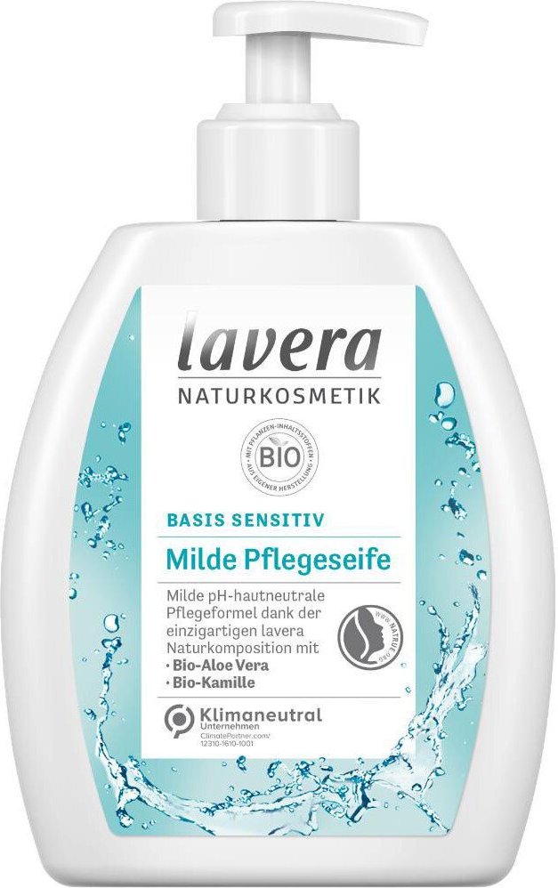 Thumbnail - Lavera basis sensitiv Pfl.s.mild Bio Aloe+Kamille 250 ml Seife