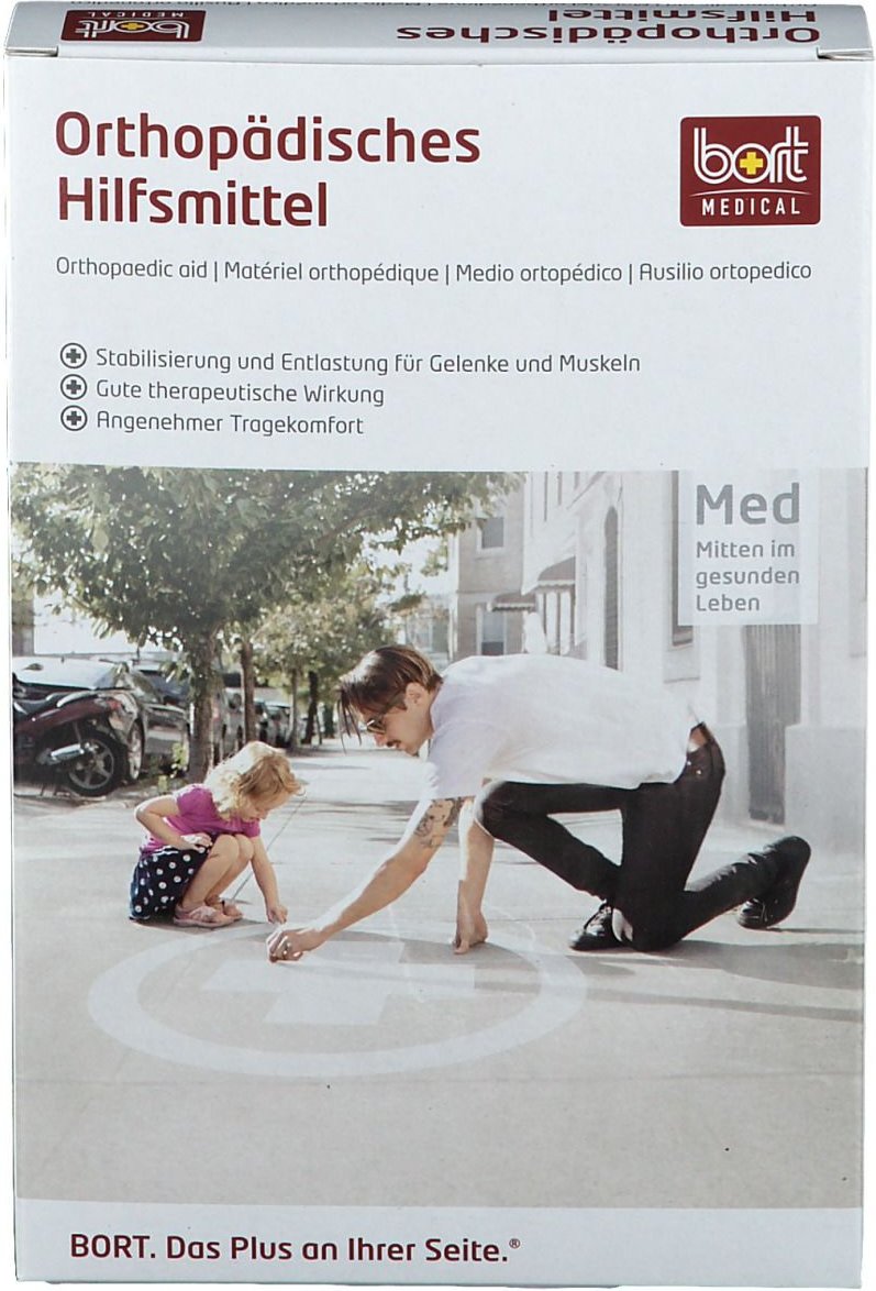 Bort Zweizug Kniestütze M blau 1 St Bandage(s)