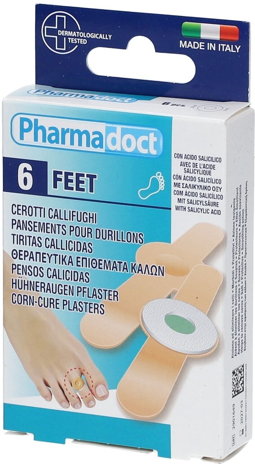 Hühneraugenpflaster m.Salicylsäure 5x 5x6 St Pflaster