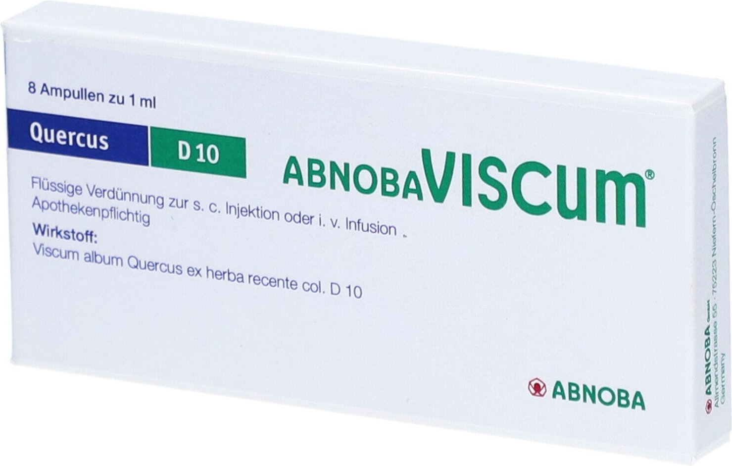 Abnobaviscum Quercus D 10 Ampullen 8 St