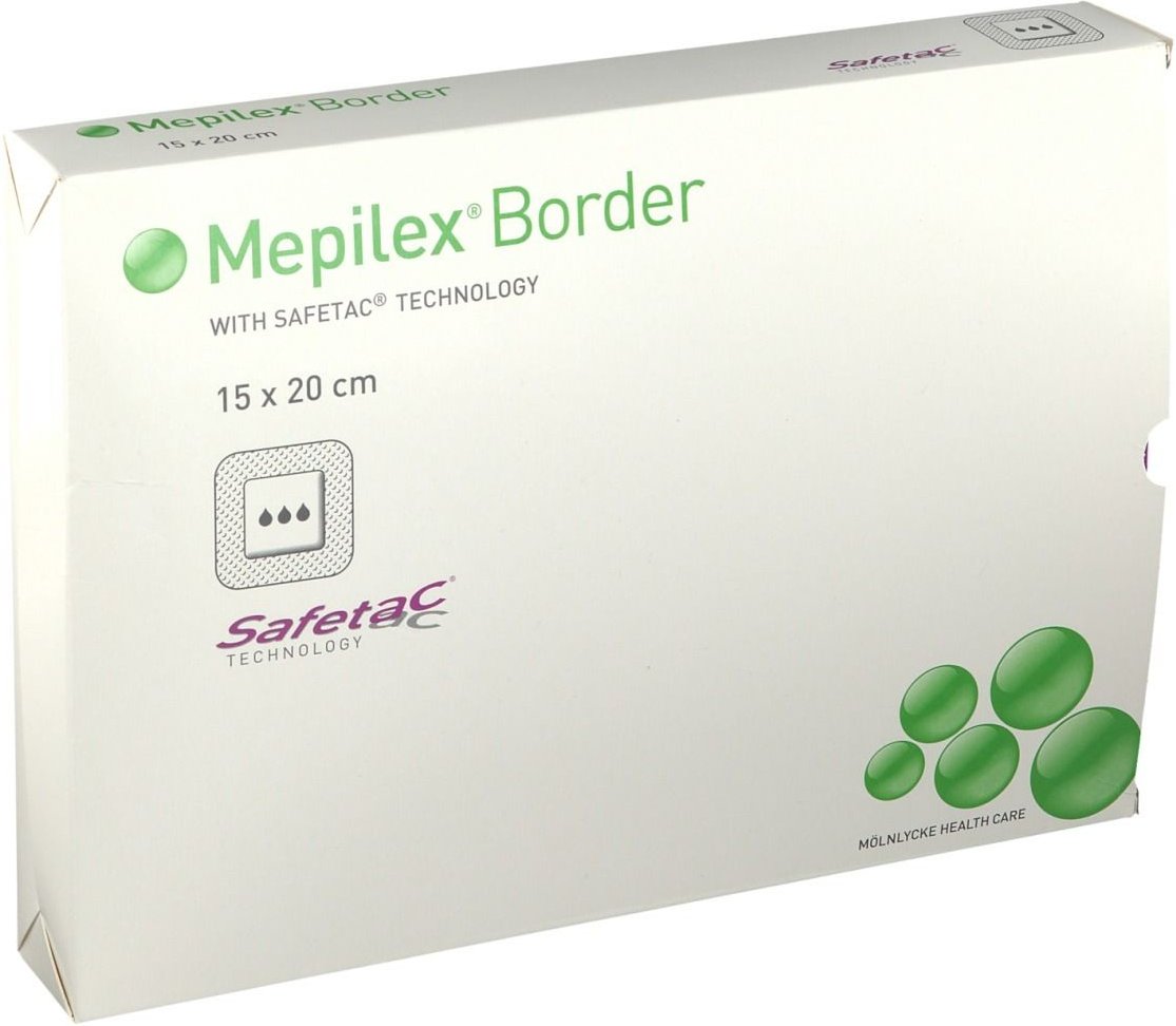 Mepilex Border Schaumverband 15x20 cm 10 St Verband