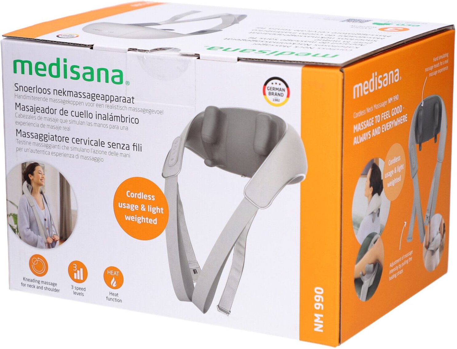 Medisana Nm990 Draadloze Massageapparaat Nek-Rug-Benen 1st 1 St Gerät