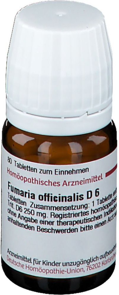 Fumaria Officinalis D 6 Tabletten 80 St