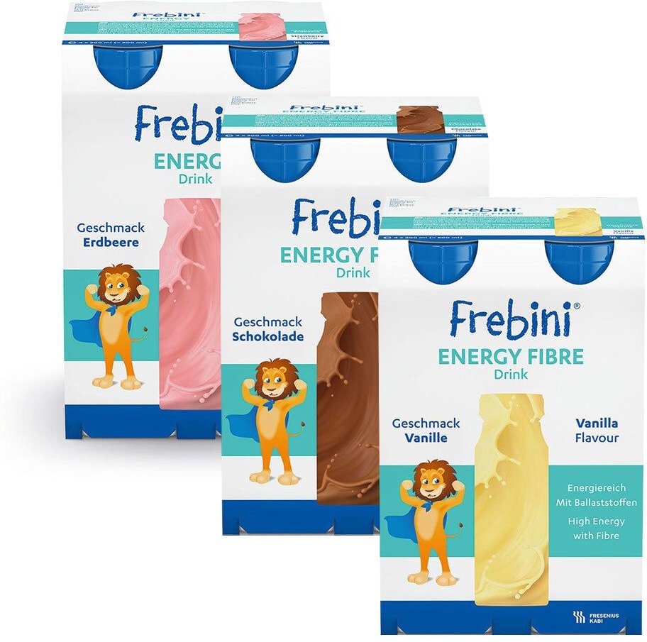 Thumbnail - Frebini Energy Trinknahrung Set 3 Sorten 3x4x200 ml Lösung