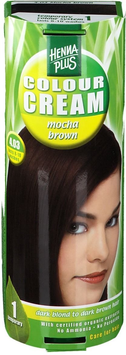 Hennaplus Colour Cream mocha brown 4,03 60 ml Creme