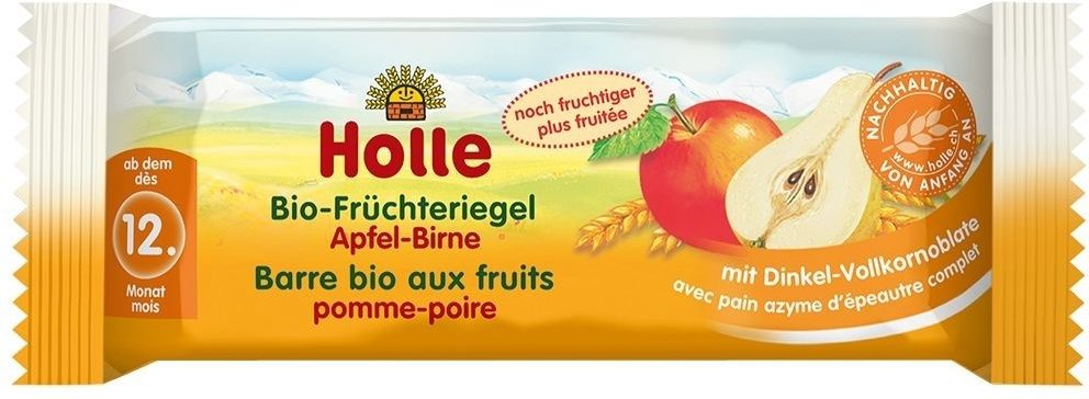 Holle Bio Früchte-Riegel Birne-Apfel 10x 10x25 g