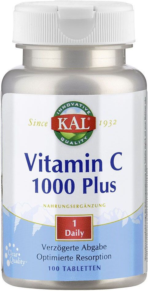 Vitamin C 1000 Plus KAL Retardtabletten 100 St Retard-Tabletten
