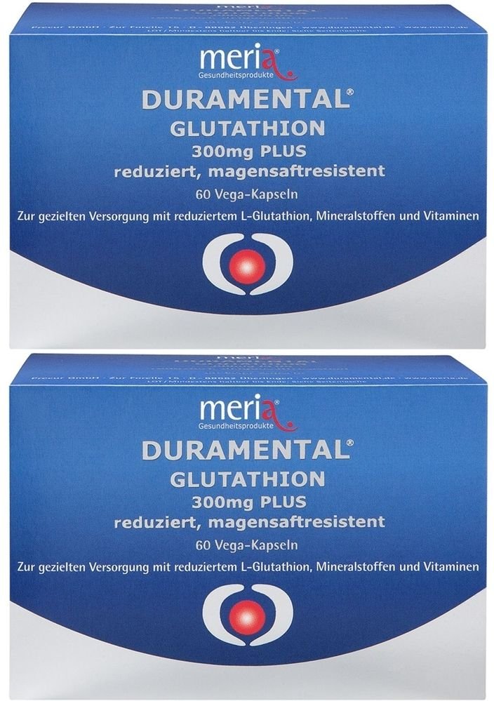 Duramental Glutathion 300 mg Plus magensaftr.Kaps. 2x 2x60 St Kapseln magensaftresistent