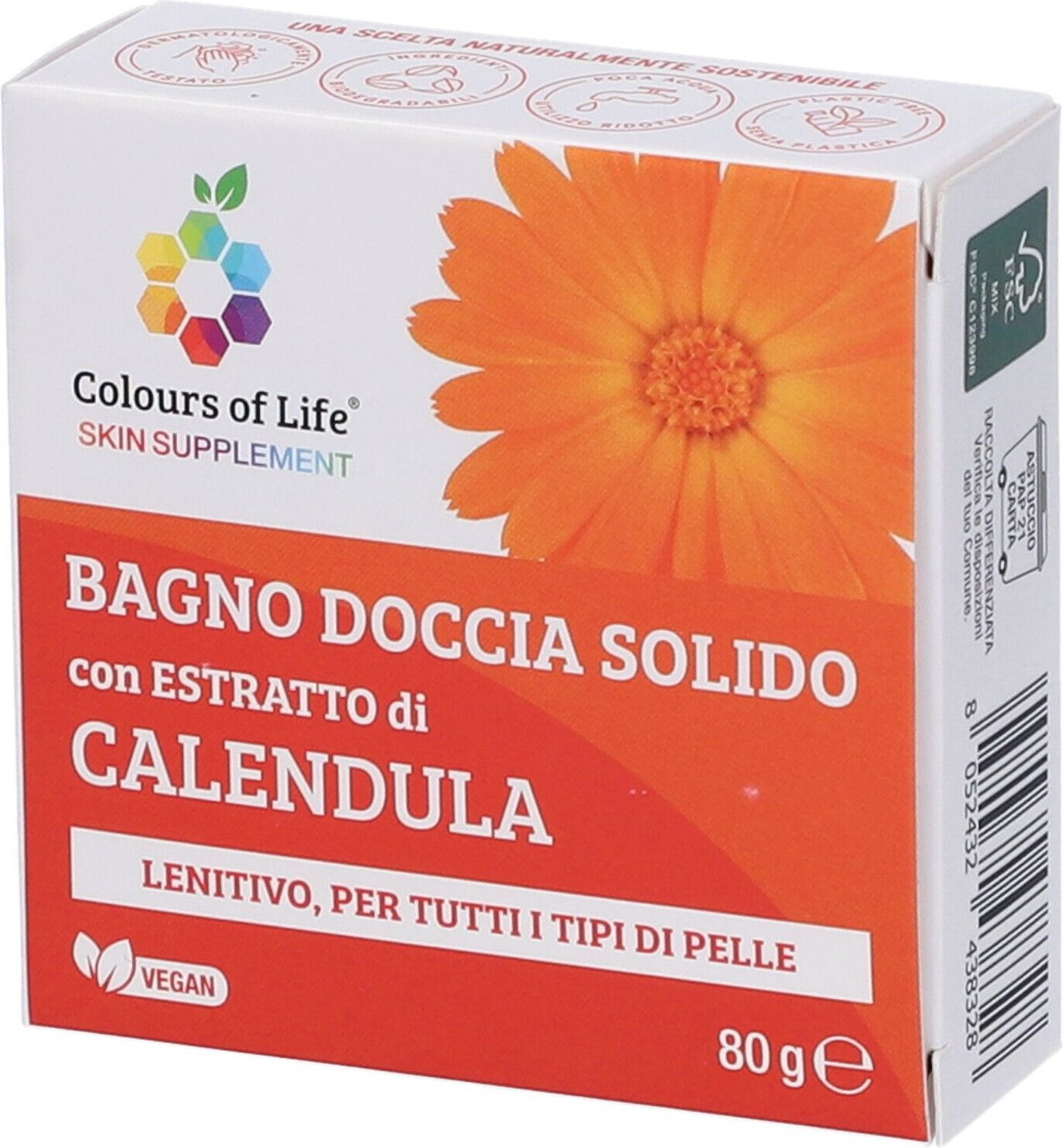 Calendula Bagno Doccia 80G COL 80 g Flüssigseife