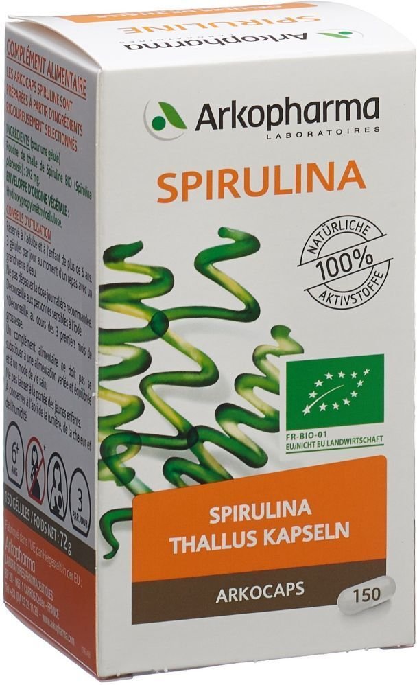 Arkocaps Spirulina Kaps 150 Stk Bio St Kapseln