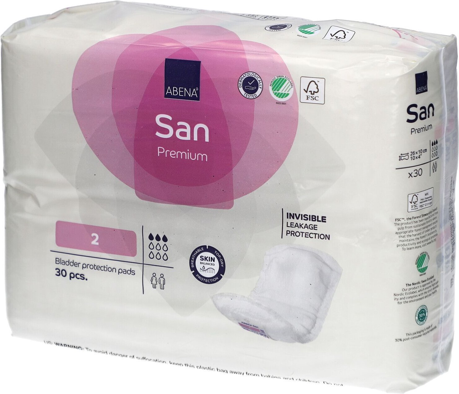 Abena San 2 Premium Einlagen 30 St