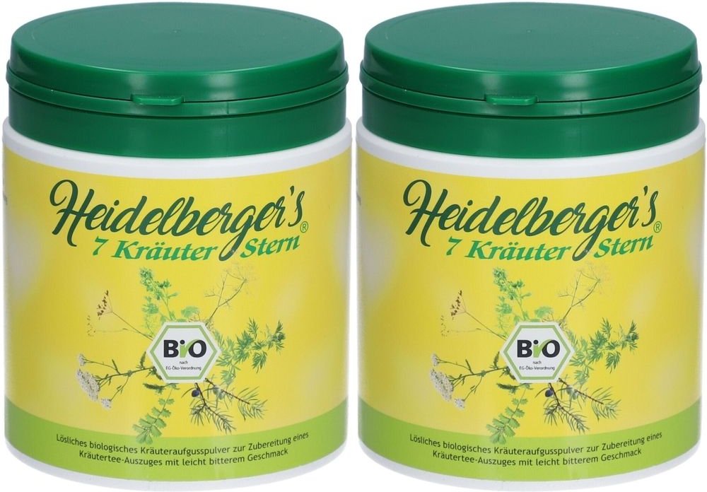 BIO Heidelberger´s 7 Kräuter-Stern Tee x2 2x250 g