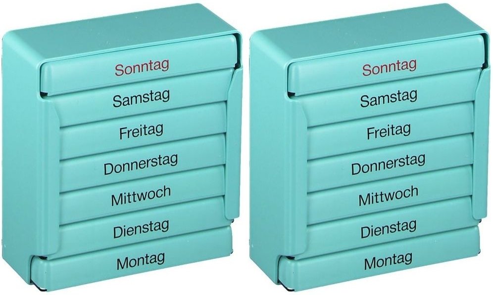 Medi 7 Medikamentendos.f.7 Tage türkis 2x 2x1 St