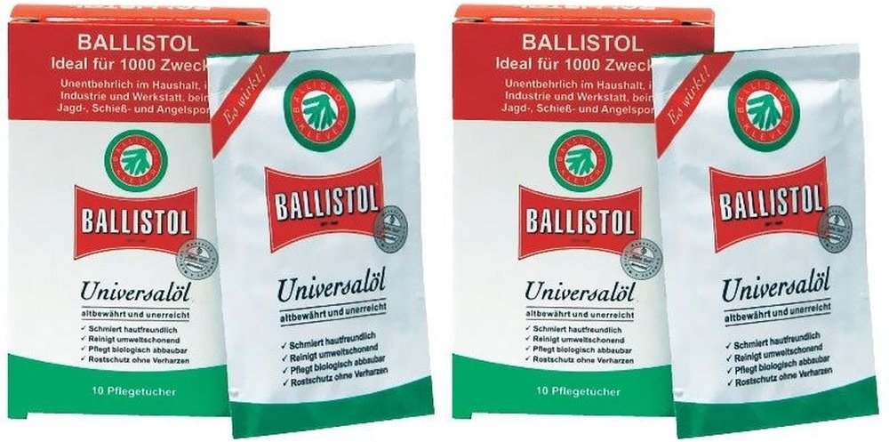 Ballistol OEL Tuch x2 2x10 St Tücher