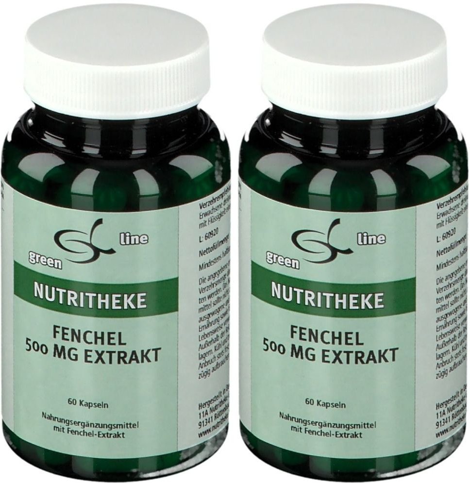 Fenchel 500 mg Extrakt Kapseln 2x 2x60 St