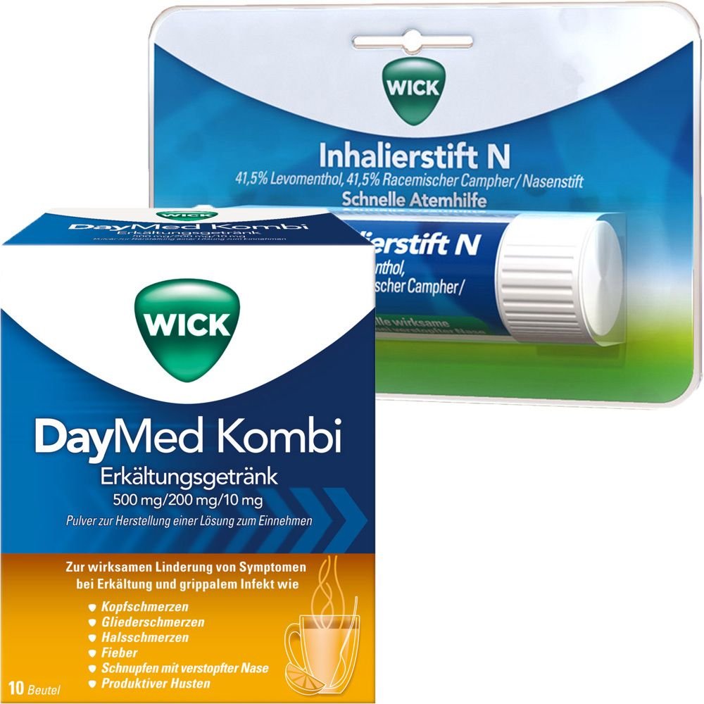 Erkältungsset Wick DayMed Kombi + Inhalierstift N 1 St Set