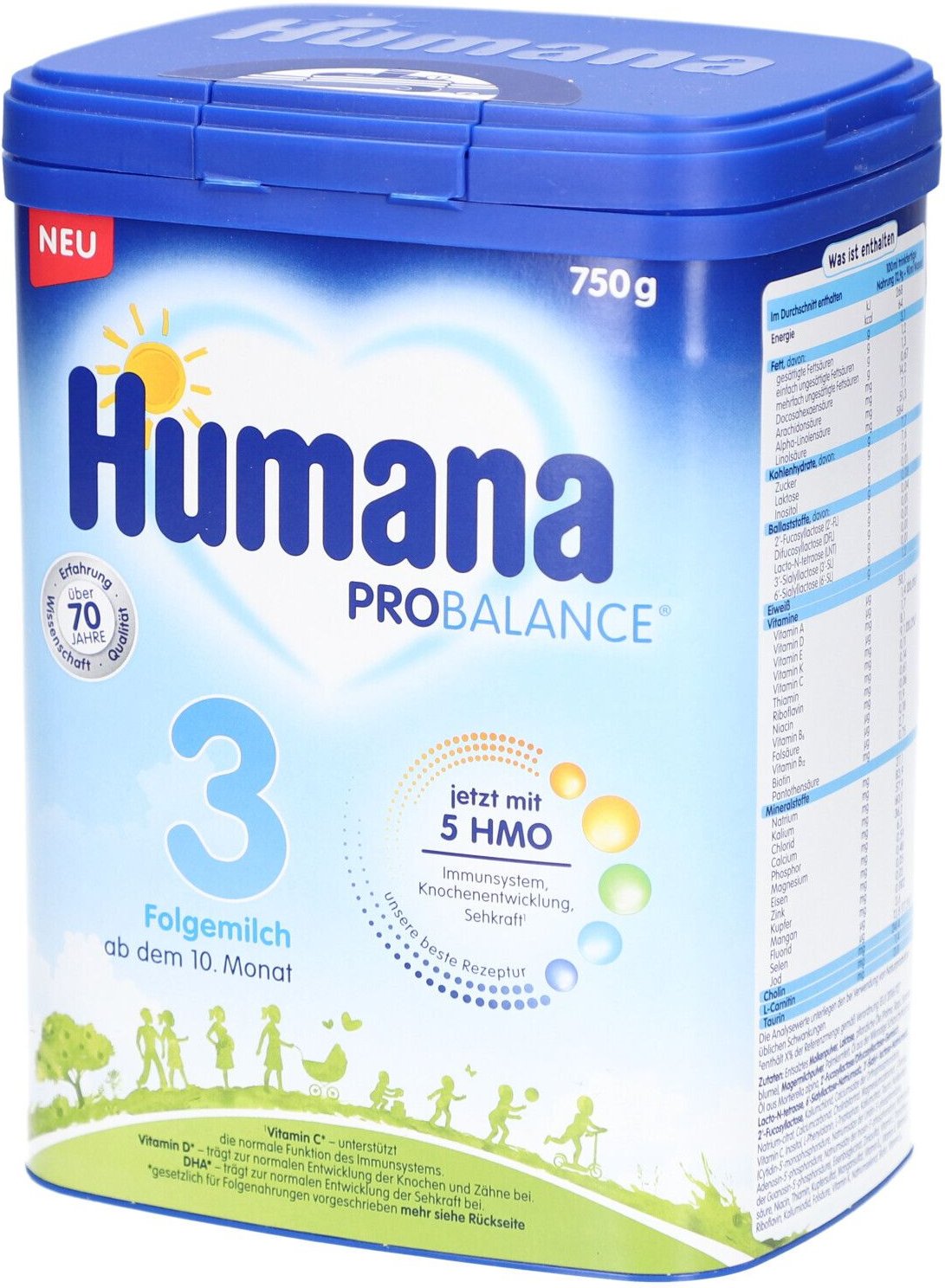 Humana Probalance Folgemilch 3 5Hmo Pulver 750 g