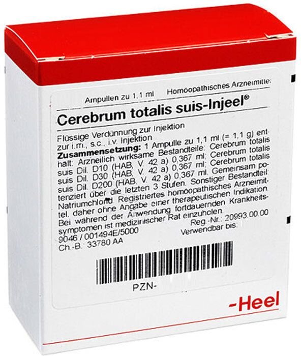 Cerebrum Totalis suis Injeel Ampullen 10 St