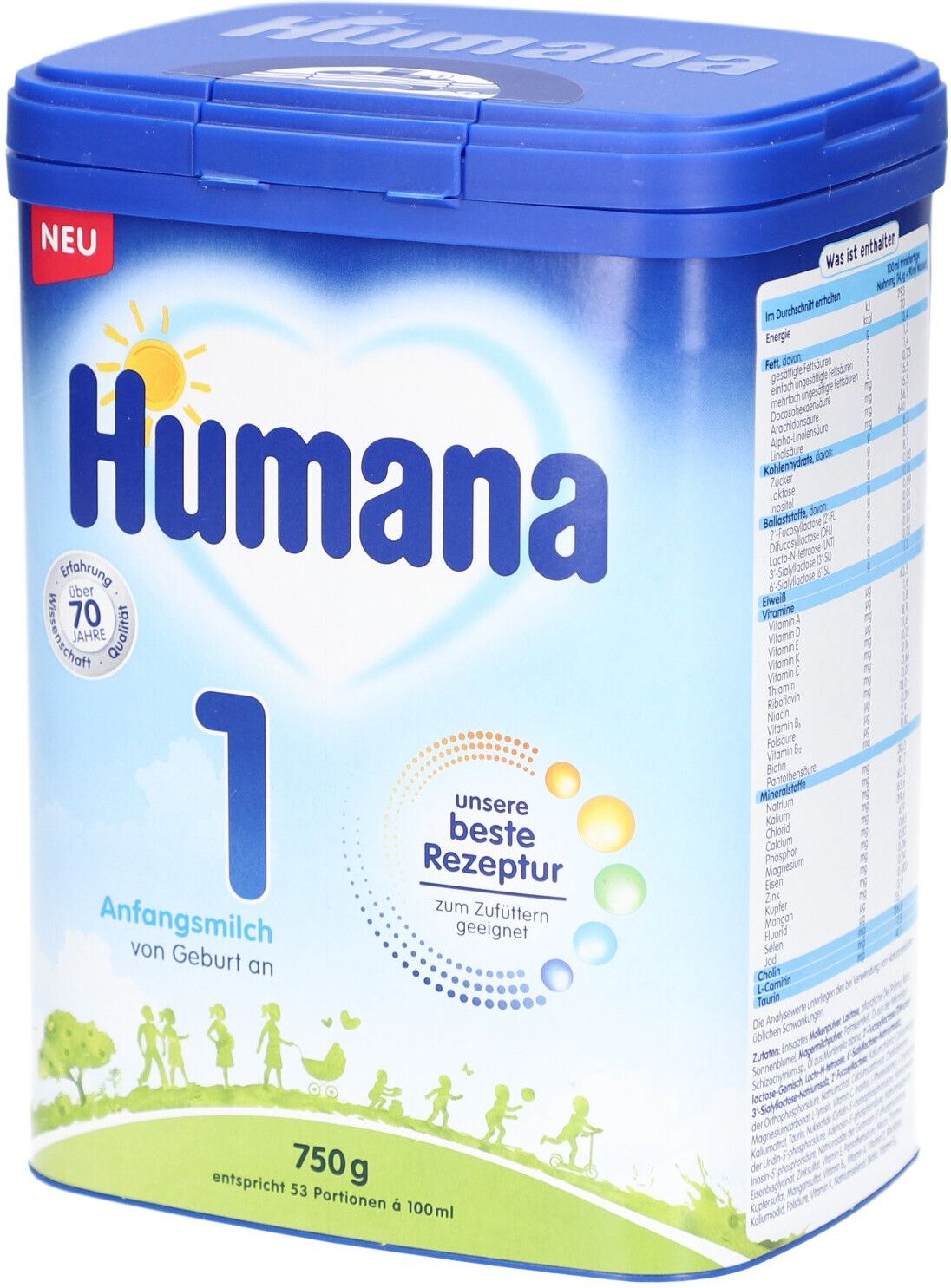Humana Anfangsmilch 1 5Hmo Pulver 750 g