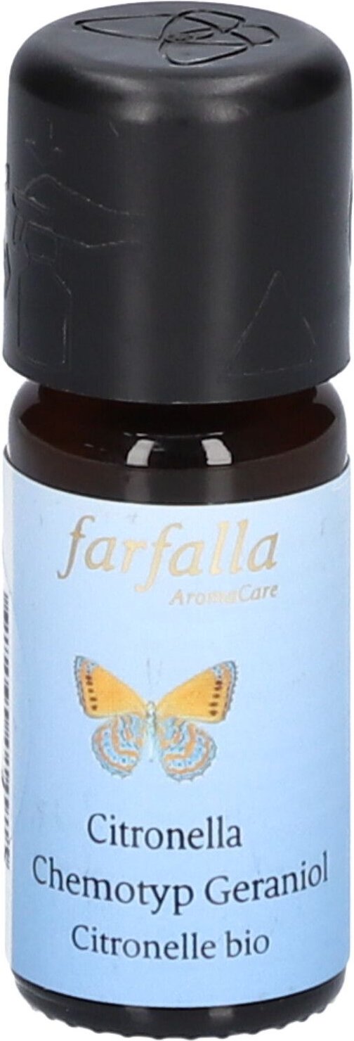 Farfalla Citronella CT Geraniol Bio Gr Cru 10 ml Ätherisches Öl